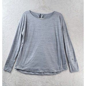 Kuhl Top Womens XL Gray Intent Krossback City Long Sleeve Activewear Shirt